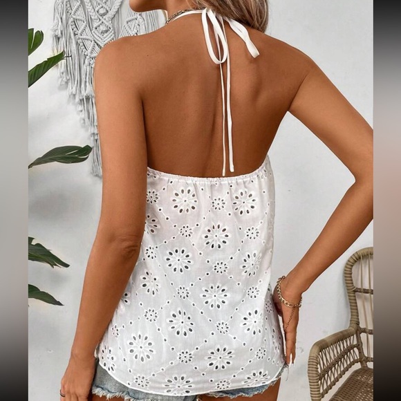 Boho lace halter top - Picture 6 of 16